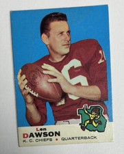 1969 Topps Football Len Dawson #20 (Low)