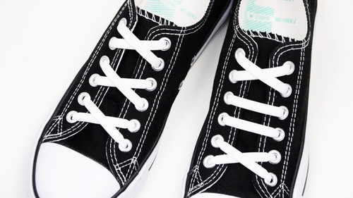 16x SILIKON SCHNÜRSENKEL elastisch flach Schuhbänder Schuhband Flachsenkel WEISS - Bild 2 von 5