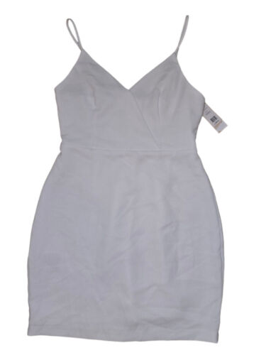 Women's BCBGENERATION Surplice Cami Cocktail Dress White SZ 4 MSRP $98 - Picture 2 of 5