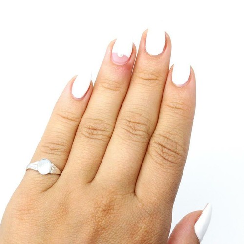 Vintage 1930s Art Deco Blank Signet Style 925 Sterling Silver Women's Ring - Picture 5 of 6