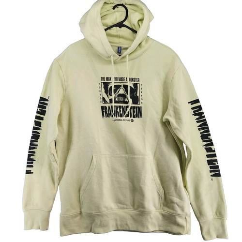 Frankenstein Universal Monsters Sudadera con Capucha Verde Lima H&M Dividida Grande