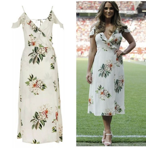 Topshop Floral Wrap Midi Gem Topshop Floral Wrap Midi Gem