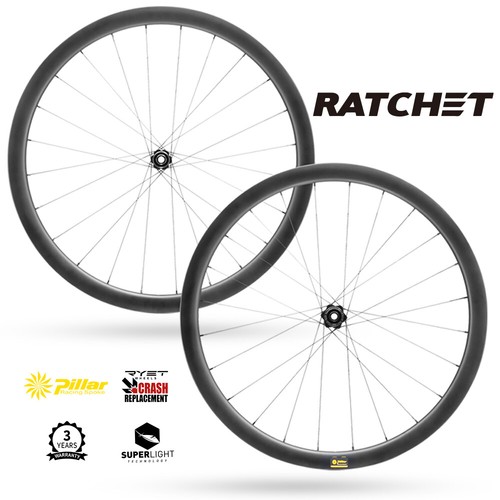 GRAVEL Carbon Laufradsatz 700C Scheibenbremse Ratsche Nabe Tubeless Ready Laufräder - Bild 16 von 20