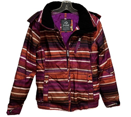 Jupa Elena Girls 12 Insulated Ski Snow Winter Jacket Removable Hood Pink Coat - Picture 2 of 19
