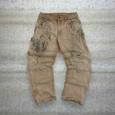 90s〜 Old Dickies 生成り Painter Pants Vintage 90s Paint Spalted White Dickies Radda Mens Carpenter