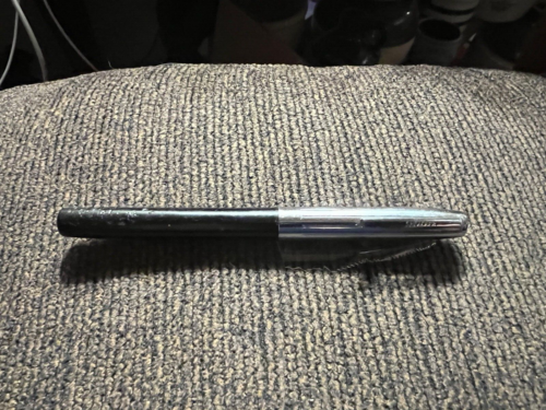 Penna stilografica a cartuccia Sheaffer nera pennino F - Foto 2 di 9