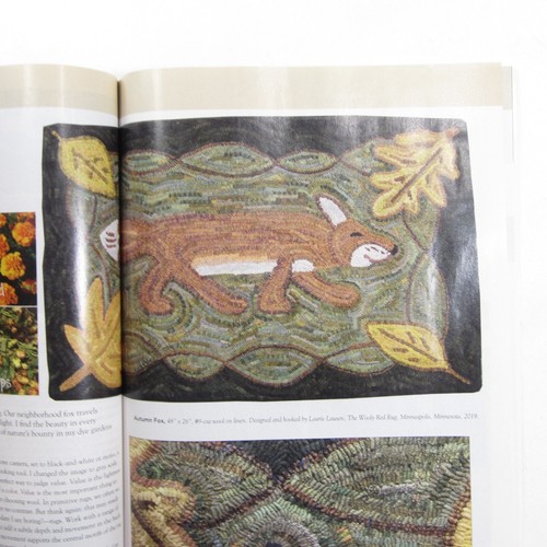 Rug Hooking Magazine Vol. XXXI Sep/Oct 2019 - Autumn Fox Pattern - Picture 4 of 6