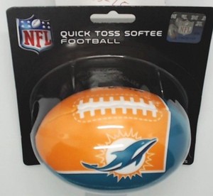 Miami-Dolphins-Softee-Quick-Toss-Ball-NFL-Football-Game-Toy