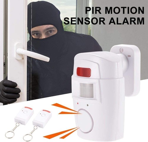 Sensor Motion PIR Wireless Alarm with 4 Remote Controls Shed Garage Caravan Home - Picture 21 of 25