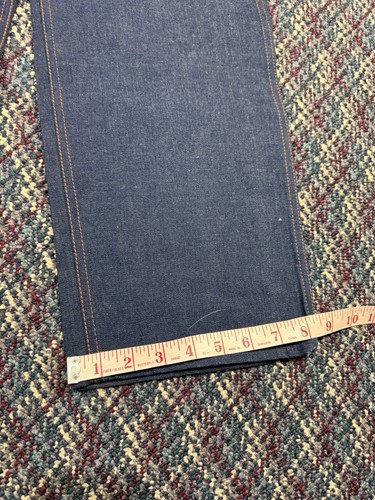 Vintage 1940s Deadstock Devil dog Side Zip Denim Jeans NTW Size 14 Cone Denim - Picture 9 of 11