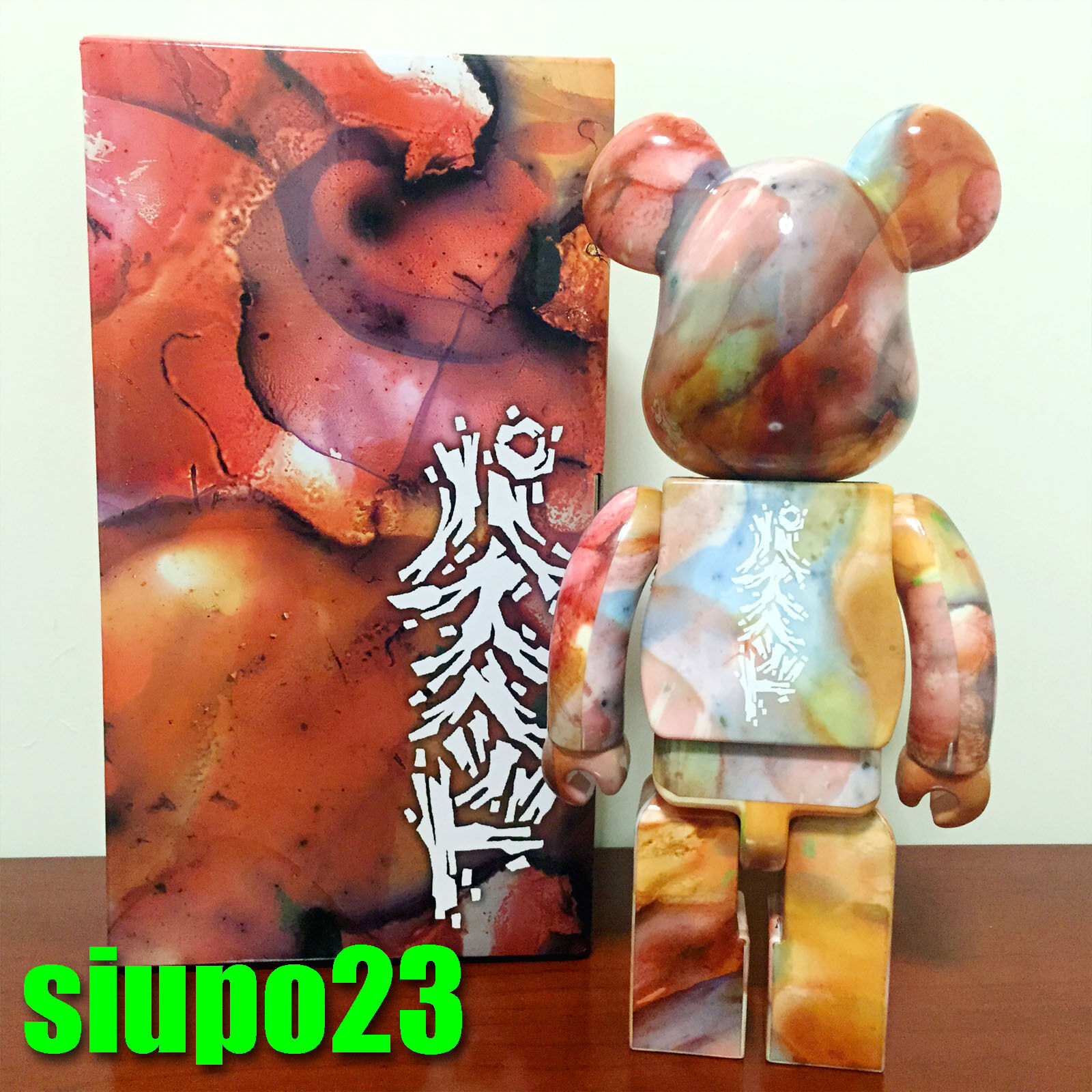 Medicom 400% Bearbrick ~ Pushead Marble Be@rbrick Version 1 Medicom 400% Bearbrick ~ Pushead Marble Be@rbrick Version 1