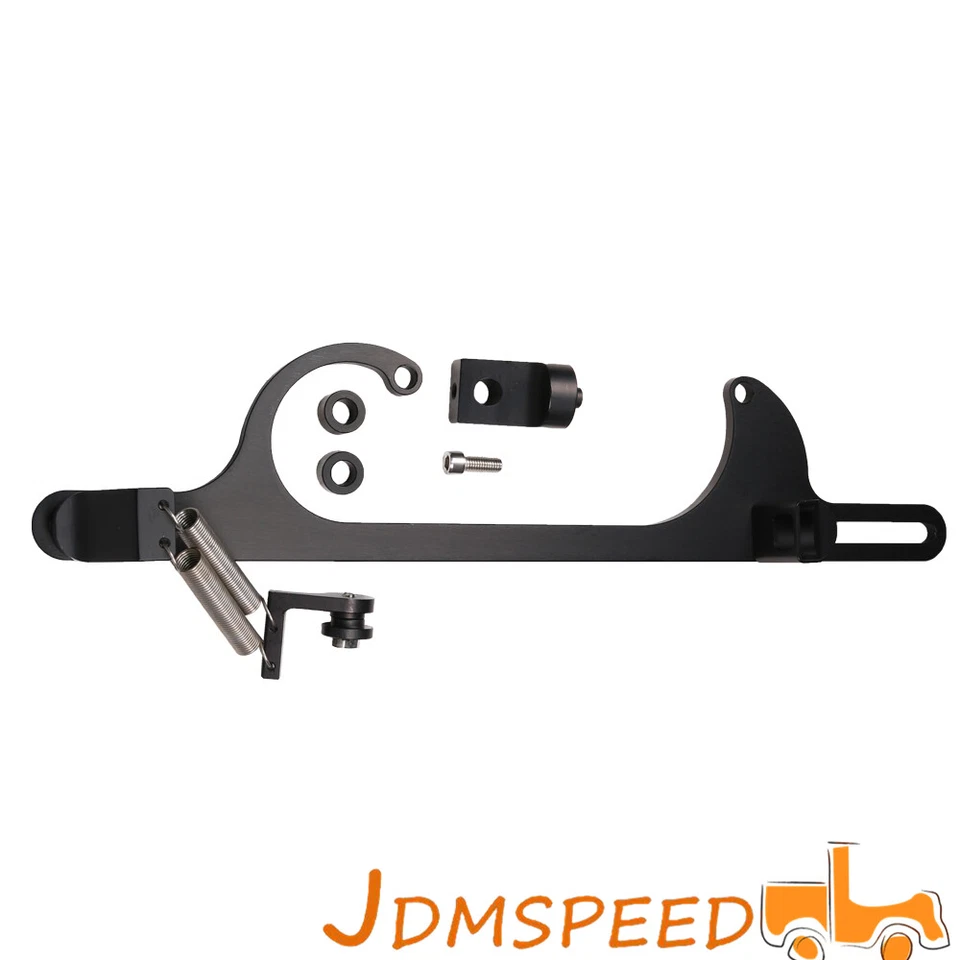 Soporte de carburador de cable de acelerador de aluminio serie Billet 4150 4160 para carburador 350 Foto 4 de 4