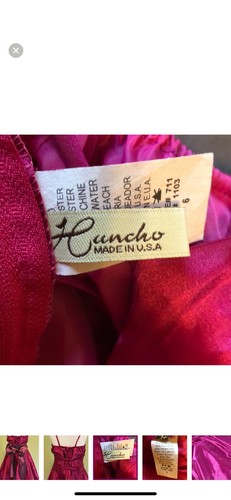Girls Formal Dress W/sash Pink Magenta Sz 6 - Picture 6 of 7