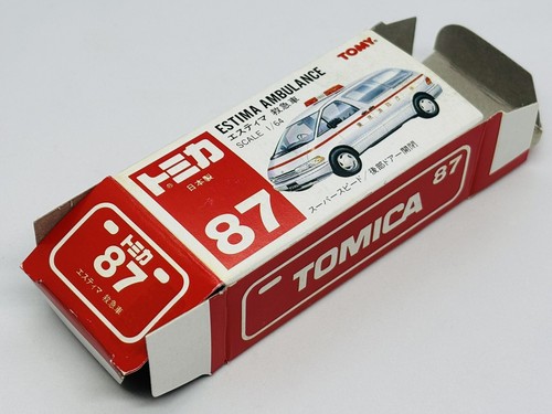 Tomica Tomy 87-3-1 Toyota Estima Ambulance - Made In Japan - Picture 13 of 16