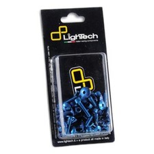 Kit viti motore Lightech ergal blu cobalto Ducati Hypermotard 821 2013-2015