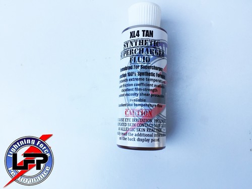 LF XL4 TAN SYNTHETIC SUPERCHARGER OIL for EATON LYSHOLM GM FORD WHIPPLE OPCON KB - Picture 2 of 3