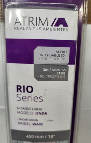 DPP450T07 WAVE LINEAR DRAIN 450mm / 18" Drain - Picture 3 of 5