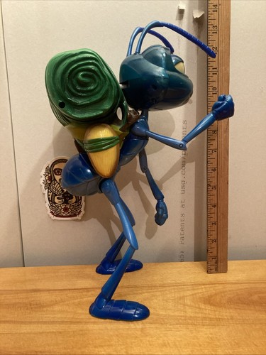 VTG Disney PIXAR A BUG'S LIFE FLIK 13" TALKING animated ANT action FIGURE WORKS! - Picture 5 of 9