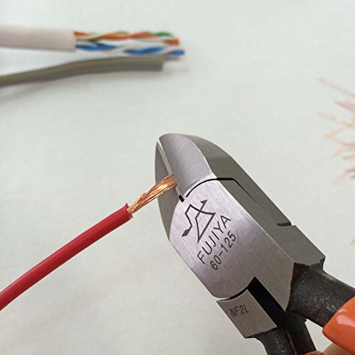 FUJIYA Nippers 60-125 Micro Small Wire Side Cutters 125mm No spring from JP - Picture 4 of 7