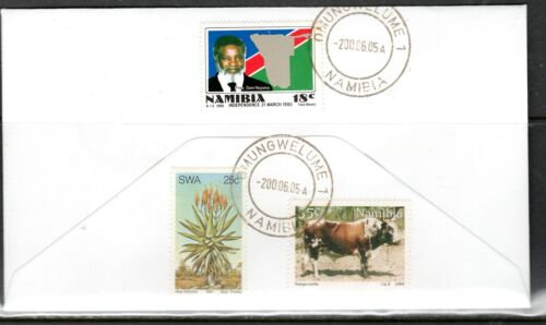 Namibia Cover Omungwelume 1 - 05.06.2000 Independance Issue Sam Nijoma Flag - Picture 2 of 3