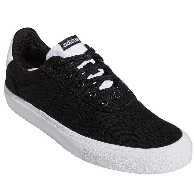 Мужские кроссовки Adidas VULCRAID3R Skate Shoes черные/белые/резиновая подошва GY5496