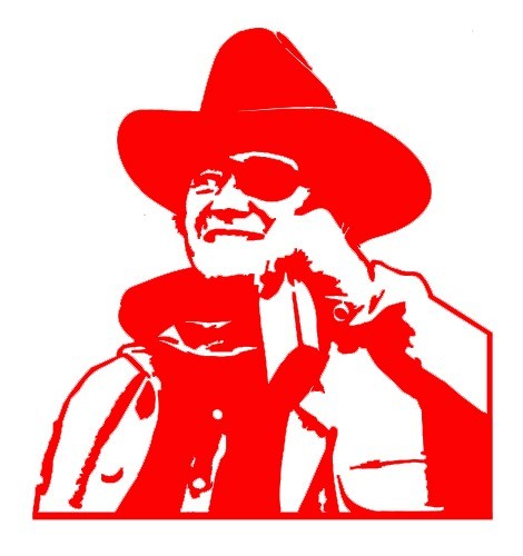 Rooster Cogburn #4 sticker VINYL DECAL Western Movie Character - Picture 11 of 11