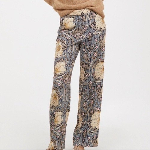 Morris & Co + H&M Pants Printed High Rise Pants Women's Size 2