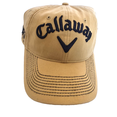Gorra de Golf Callaway Serie Touri Amarilla Negra Logo Ajustable Nueva con Etiquetas - Imagen 3 de 12