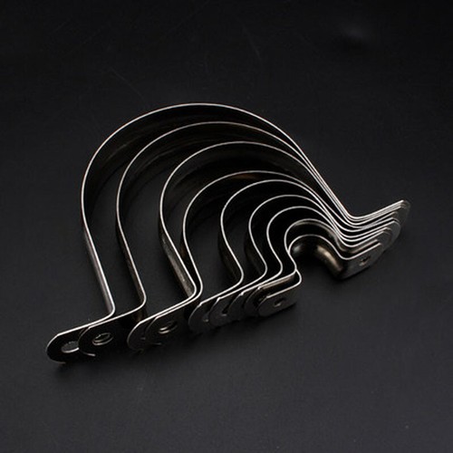 50/100PCS Stainless Steel SaddlesTube Clip Clevis Brackets Plumbing Pipe 8-50mm - Picture 7 of 8