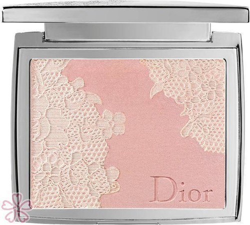 Rare NIB Christian Dior Poudrier Dentelle Lace Effect Face Powder, 001 Rose Pink - Picture 3 of 5