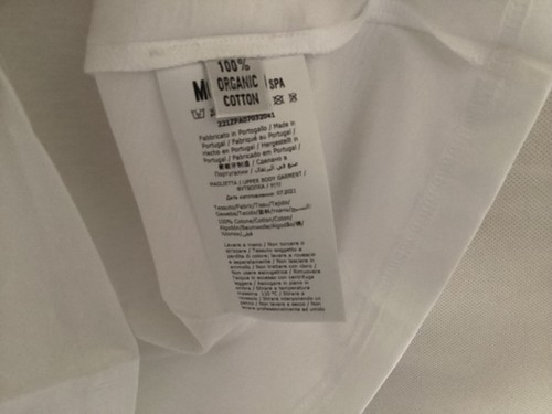 MOSCHINO MENS QUESTION MARK TSHIRT BRAND NEW SIZE MEDIUM 48EU 38UK WHITE TU11 - Picture 5 of 5
