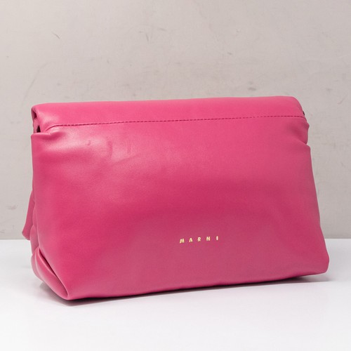 Marni Prisma Medium Light Orcid Pink Hot Calf Leather Crossbody Bag - Bild 4 von 17