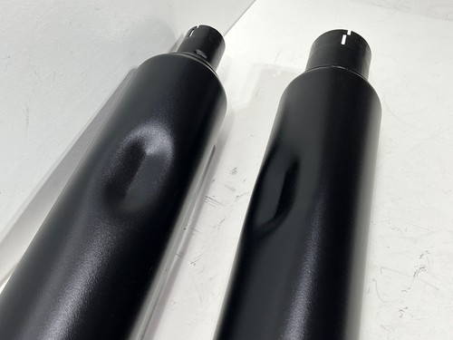 GENUINE HARLEY DAVIDSON 17-LATER TOURING FLH MUFFLERS STOCK OEM BLACK - Picture 7 of 12