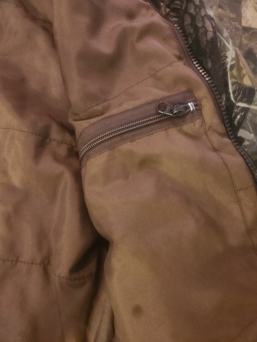 GAMEHIDE HUSH HIDE HUNTING JACKET MENS LARGE REALTREE HARDWOOD STYLE L76 NO HOOD - Picture 13 of 20