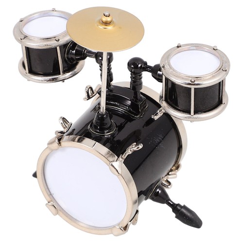 Mini Jazz Drum Model Baby Dollhouse Miniatures Tiny Instrument for Party - Picture 8 of 12