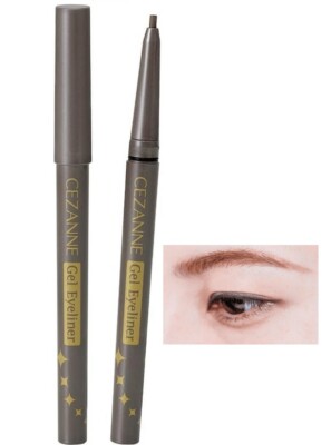 CEZANNE] 2 in 1 Ultra Fine Gel Eyeliner Pencil 1g JAPAN NEW