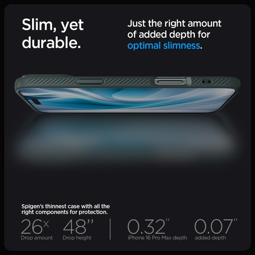 For iPhone 16 Pro Max / 16 Pro / 16 Plus | Spigen Liquid Air Phone Case - Picture 35 of 65