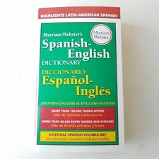 Merriam-Websters Spanish-English  English Spanish Dictionary