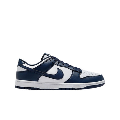 Nike Dunk Low Retro White Midnight Navy HF5441-107 Authentic Men Sneakers