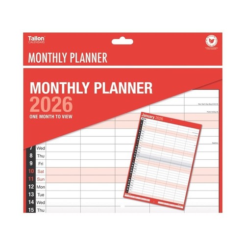 2026 Wall Calendar Slim , Large Month to View Planner, Easy View Calendar tallon - Picture 20 of 21