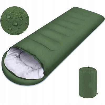 Mumienschlafsack Schlafsack Deckenschlafsack 210x75cm Outdoor Camping Feldbett - Bild 1 von 9