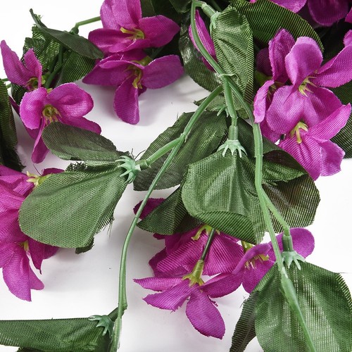 1x 2.8FT Artificial Fake Flowers Ivy Garland Vine Wedding Wisteria Leaf Hanging - Picture 6 of 52