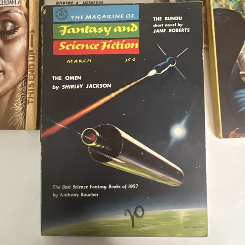 Fantasy & Science Fiction Magazine Lot 1958 Heinlein Bester Clarke x10 - Imagen 2 de 16
