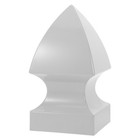 PVC Gothic Pyramid Post Caps 5 Inch for Staircase and Fence Posts