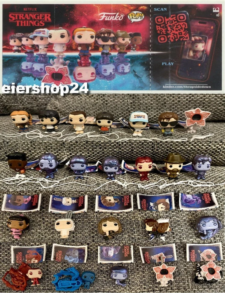 STRANGER THINGS Inhalt Ihrer Wahl KINDER JOY inkl BPZ Funko Pop neu! - Bild 1 von 1