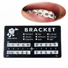 10x Dental Orthodontic Metal Brackets for Ortho Mini/Standard Roth/Edgewise/MBTl