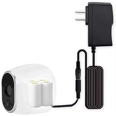 Power Adapter with 16 Feet Cable, Plug Adapter Compatible with Arlo Camera (VMC3