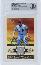 Mike Schmidt Phillies Signed 2009 Upper Deck Goodwin Champions #GCM-MS BAS Card