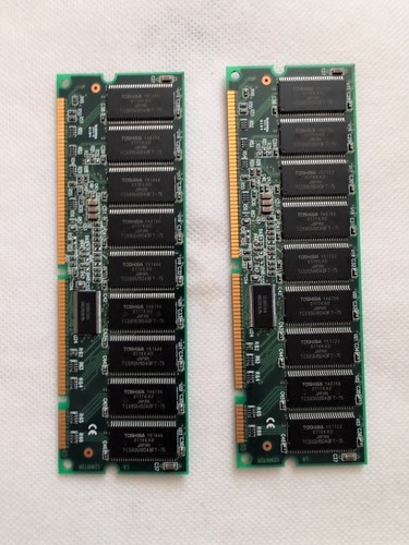 THMY51E10B Toshiba 512MB PC133 133MHz ECC Registered 168-Pin DIMM Ram X 2 - 第 1/10 張圖片
