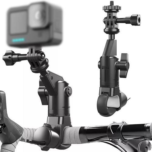 360° rotation Motorcycle Bike Handlebar Support  Holder For Gopro For DJI - Picture 7 of 20
